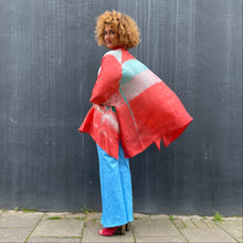 Load image into Gallery viewer, Fine Silk Shibori Dyed Open Jacket

