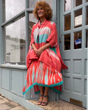 Load image into Gallery viewer, Fine Silk Shibori Dyed Open Jacket
