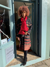 Load image into Gallery viewer, Quilted A-Line Shibori Silk Coat
