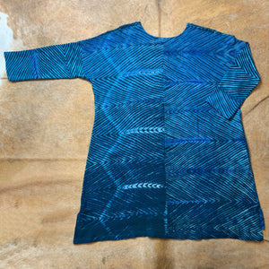 Oversized Fine Wool Shibori Dress