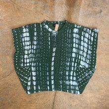 Load image into Gallery viewer, Quilted, Kantha-Stitch, Shibori-Dyed Waistcoat with Pockets
