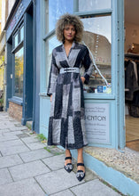 Load image into Gallery viewer, XLong Open A-Line Shibori Silk Coat
