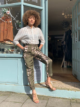 Load image into Gallery viewer, Straight Leg Shibori Dyed Trousers
