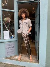 Load image into Gallery viewer, Straight Leg Shibori Dyed Trousers
