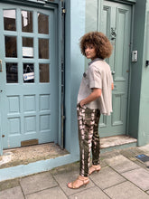 Load image into Gallery viewer, Straight Leg Shibori Dyed Trousers
