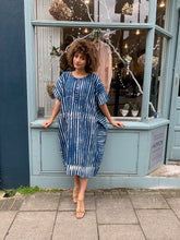 Load image into Gallery viewer, Cotton Kaftan Dress with Pockets
