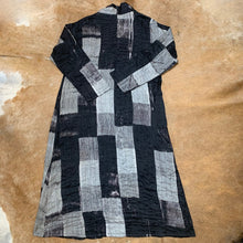 Load image into Gallery viewer, XLong Open A-Line Shibori Silk Coat
