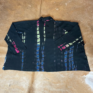 Kimono Style Shibori Jacket